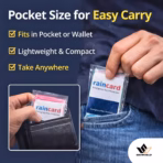 Premium Rain Card Pocket Raincoat – Waterproof Disposable Raincoat (Unisex) - Image 4